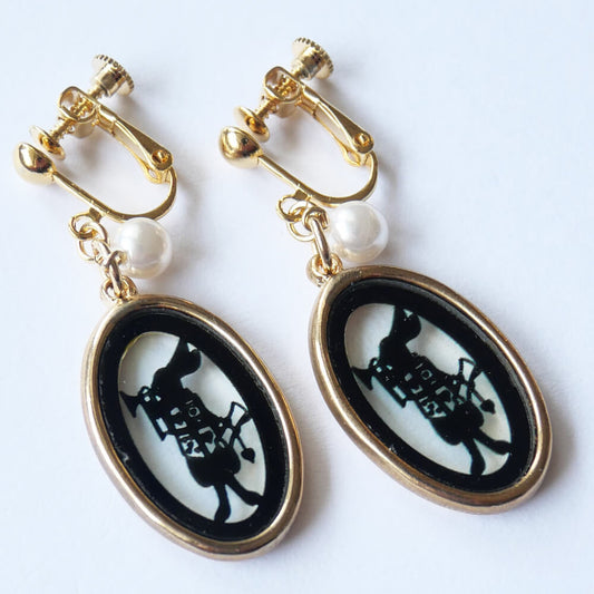 ラビット ペイント ロリータ イヤリング