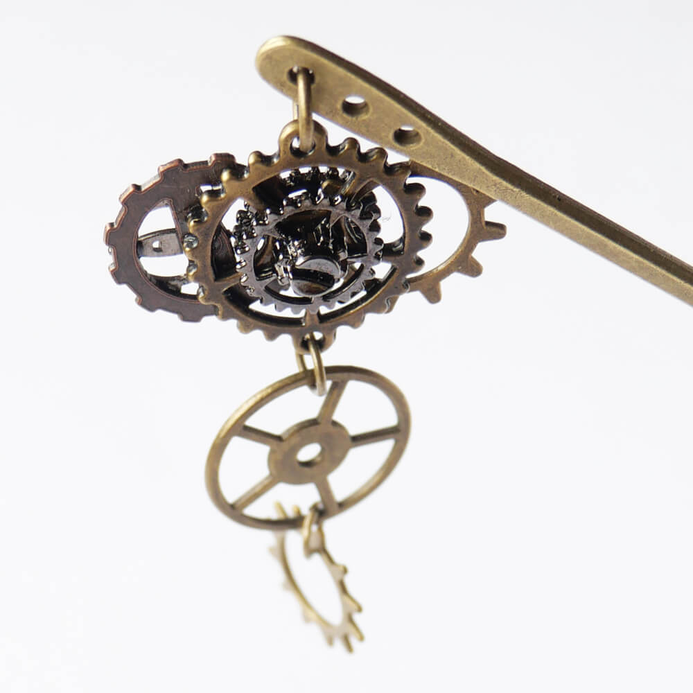 スチームパンク 歯車 かんざし 簪 ヘアーアクセサリー