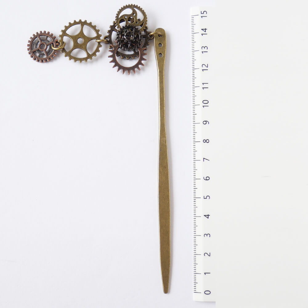 スチームパンク 歯車 かんざし 簪 ヘアーアクセサリー