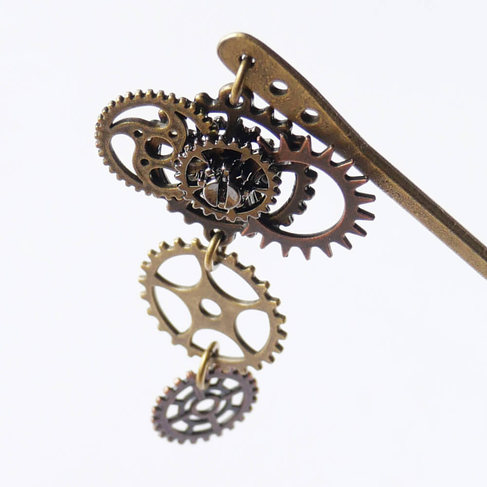 スチームパンク 歯車 かんざし 簪 ヘアーアクセサリー
