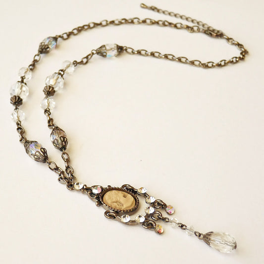 カメオ クリスタル ネックレス ロリータ