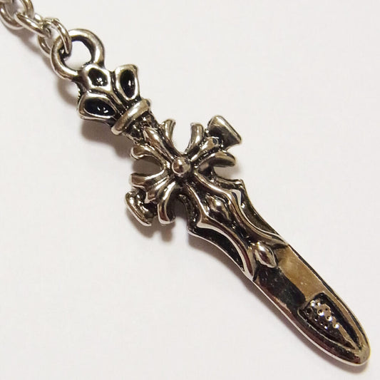 イヤーカフ シルバーカラー 剣 十字 パンク メンズ