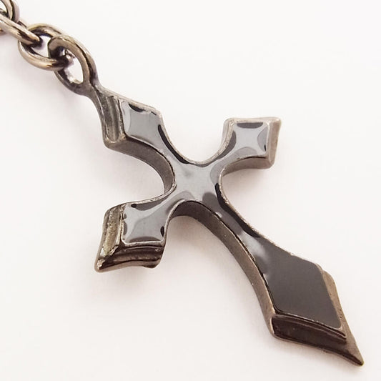 イヤーカフ ハードチェーン クロス 十字架 片耳タイプ