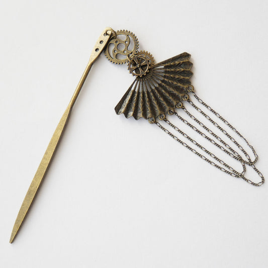 スチームパンク 歯車 かんざし 簪 ヘアーアクセサリー