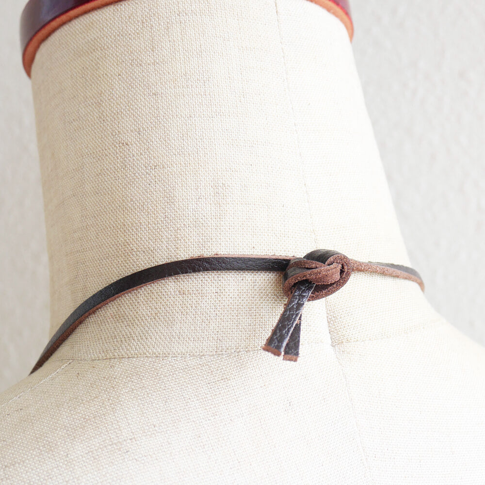 【steampunk】歯車 スチームパンク 懐中時計風 革紐 ネックレス アンティークゴールド