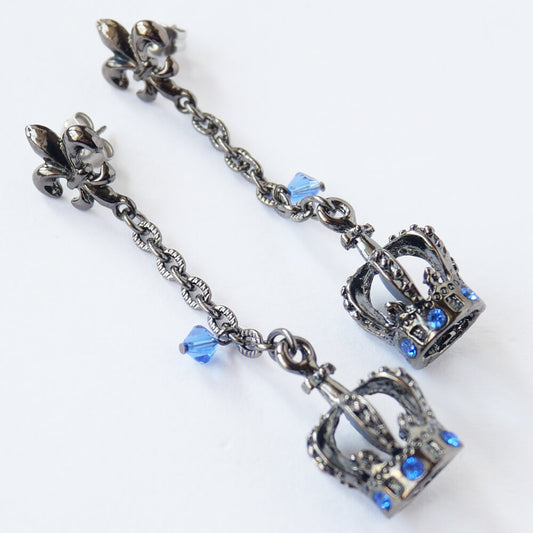 王冠 フレア クラウン ピアス ゴ スロリ