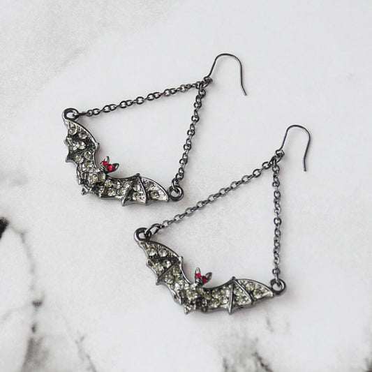 【ハロウィン】Halloween蝙蝠ピアス