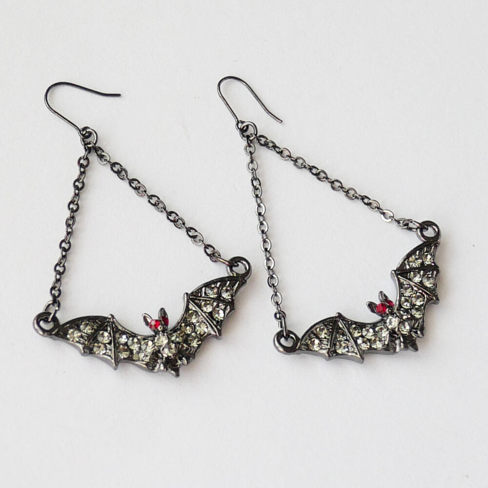 【ハロウィン】Halloween蝙蝠ピアス