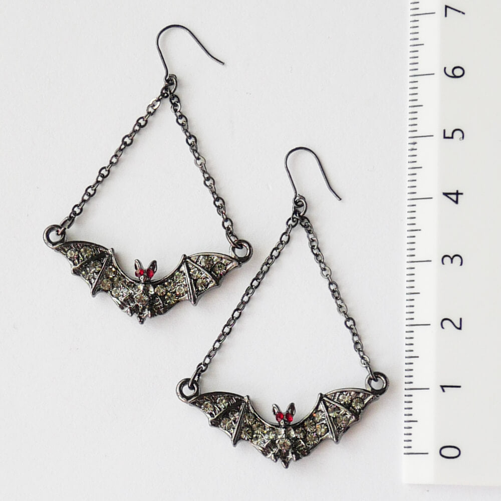 【ハロウィン】Halloween蝙蝠ピアス