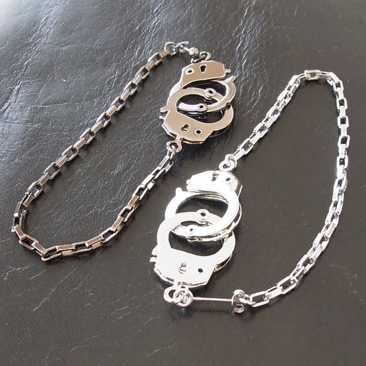 手錠 ピアス チェーン メンズ パンク 片耳タイプ ゴスロリ