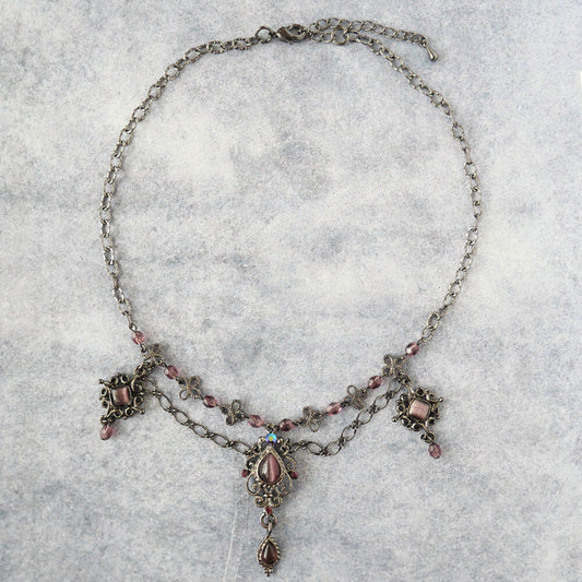 パープル ゴスロリ エレガンス ネックレス