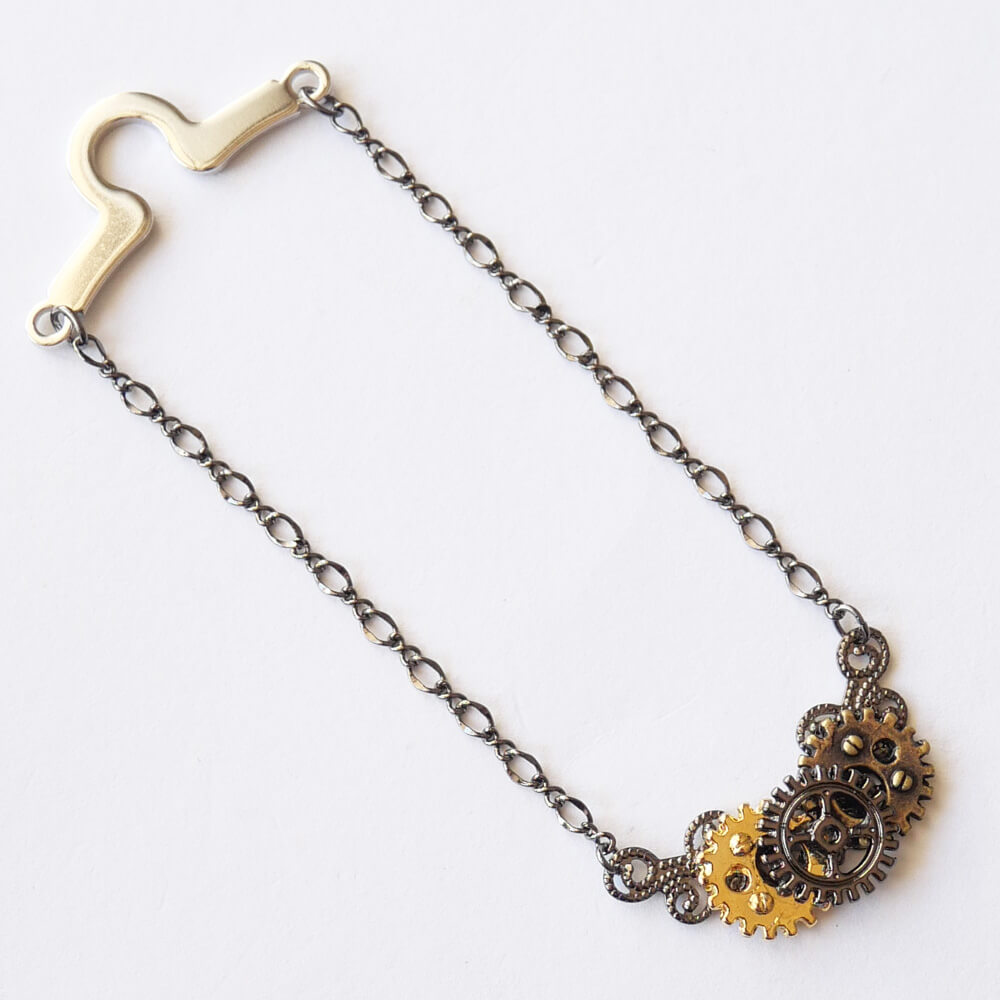 スチームパンク ネクタイチェーン 歯車 ギア メンズ ネクタイ アクセサリー