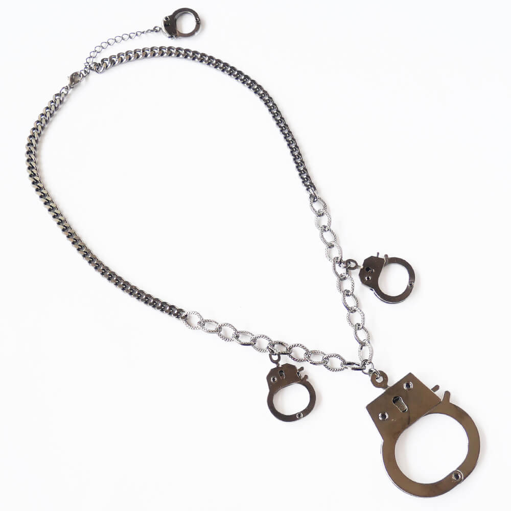 PUNK REMAKE BIG Handcuff Necklace