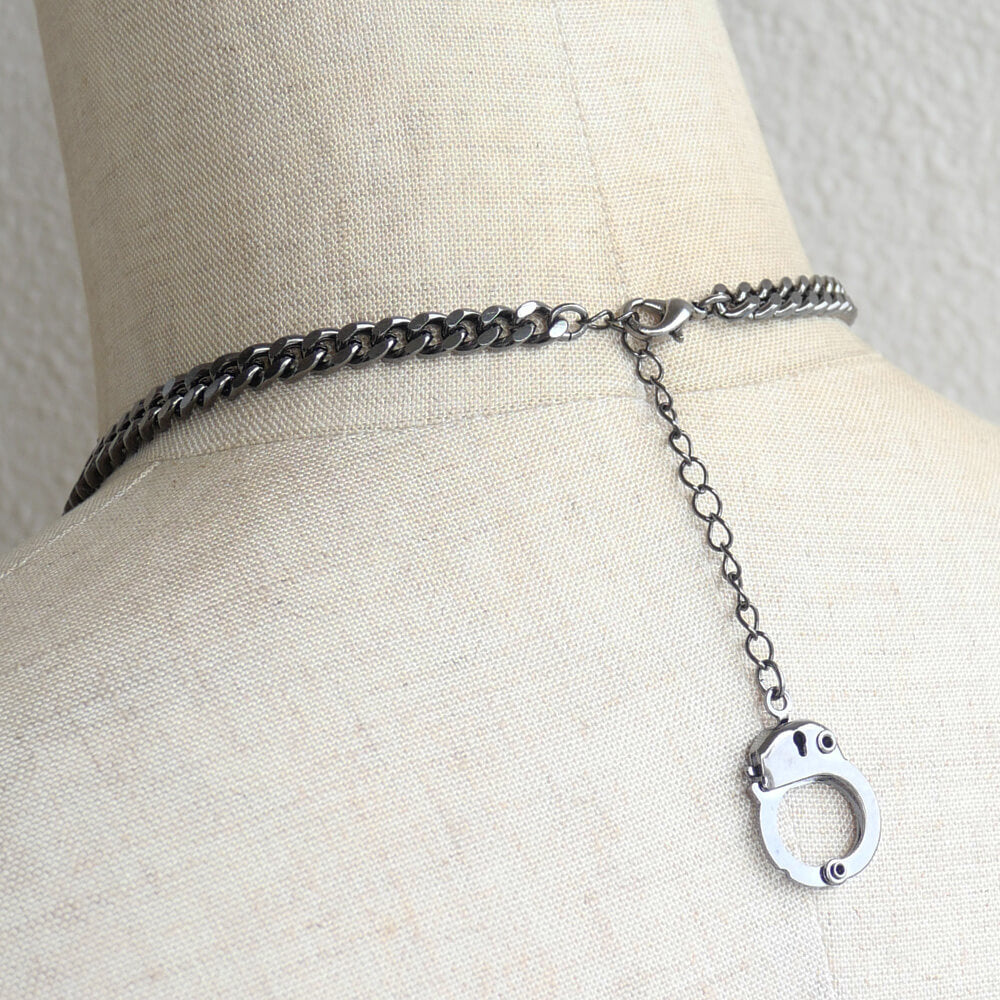 PUNK REMAKE BIG Handcuff Necklace