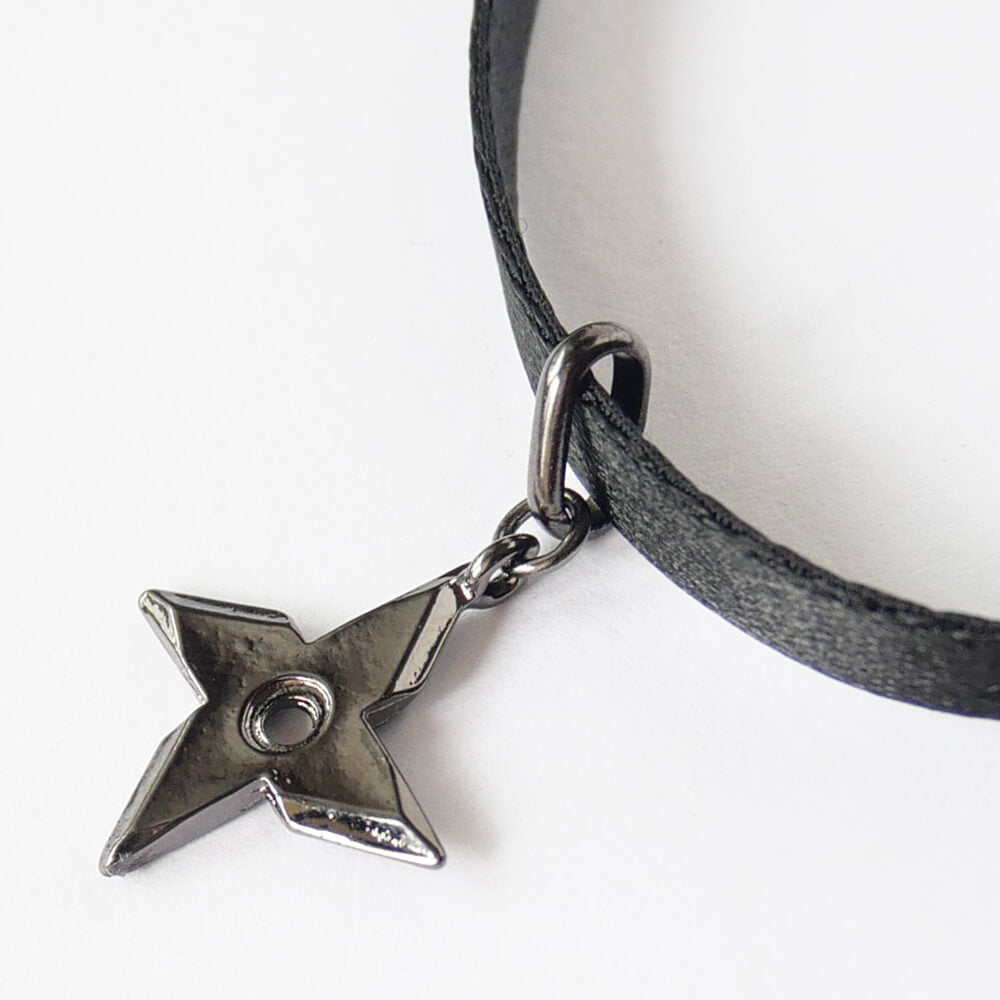 手裏剣 風車 サテン チョーカー 刀 剣 歴史