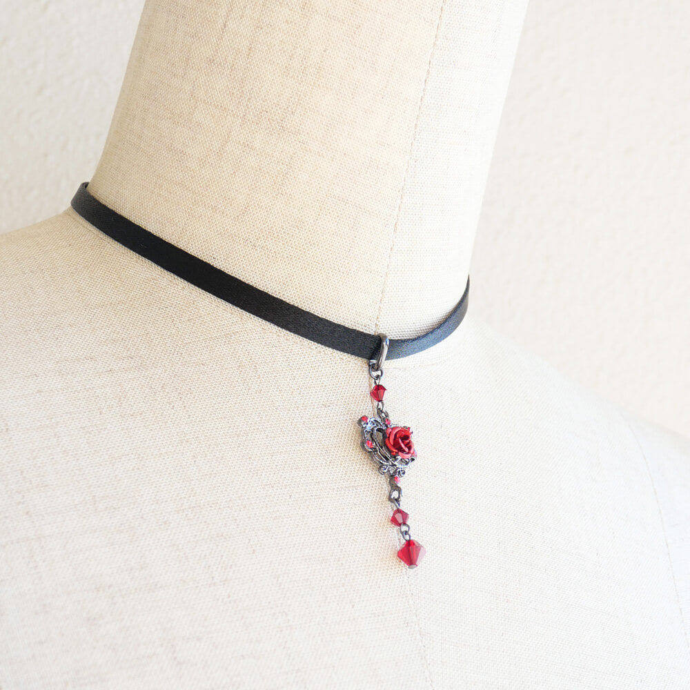 ゴスロリ 薔薇 ゴスハート チョーカー お揃い