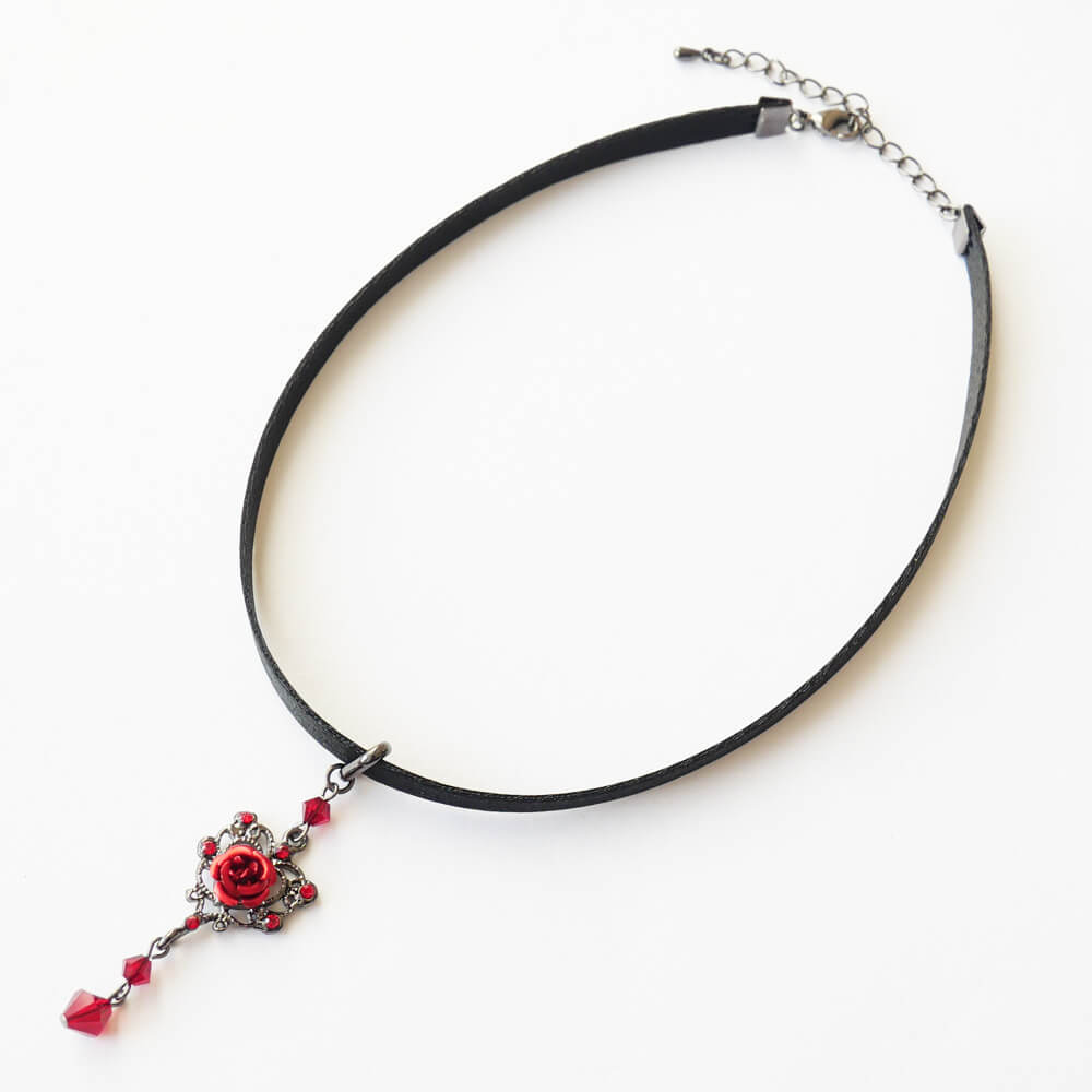 ゴスロリ 薔薇 ゴスハート チョーカー お揃い