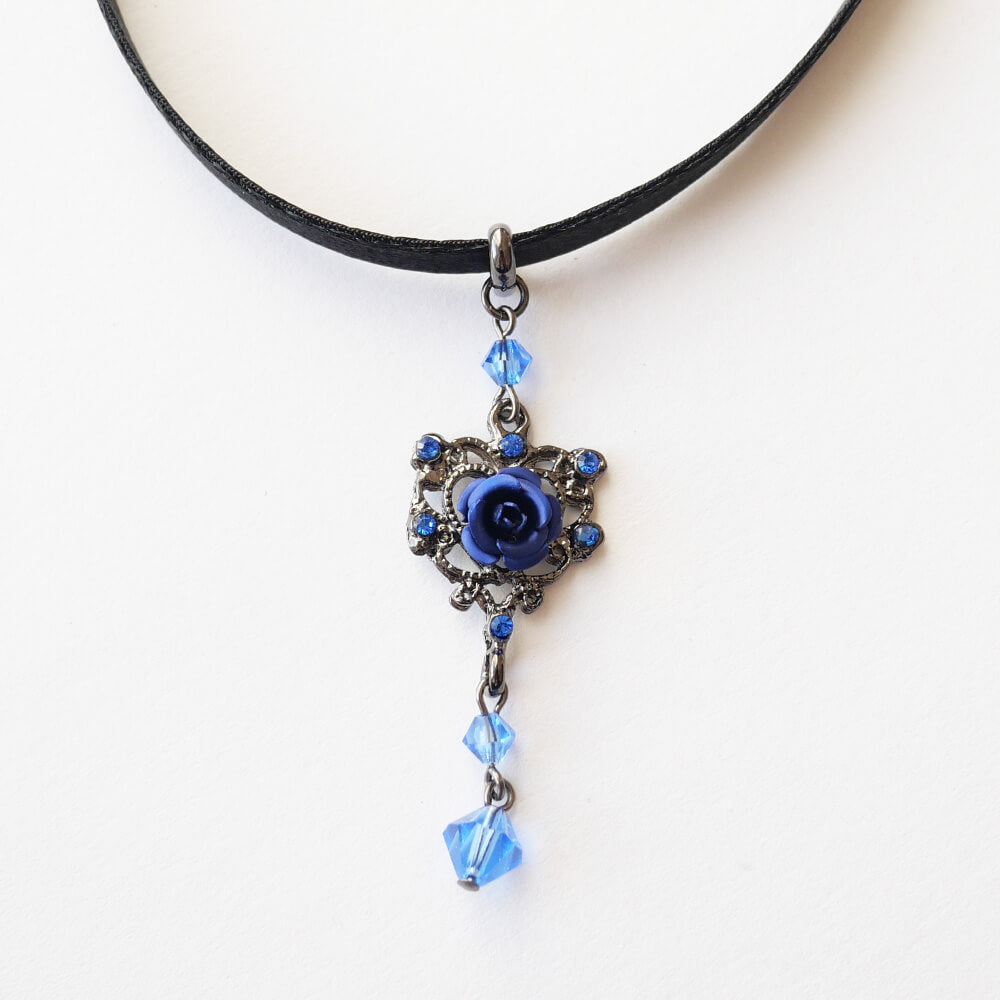 ゴスロリ 薔薇 ゴスハート チョーカー お揃い