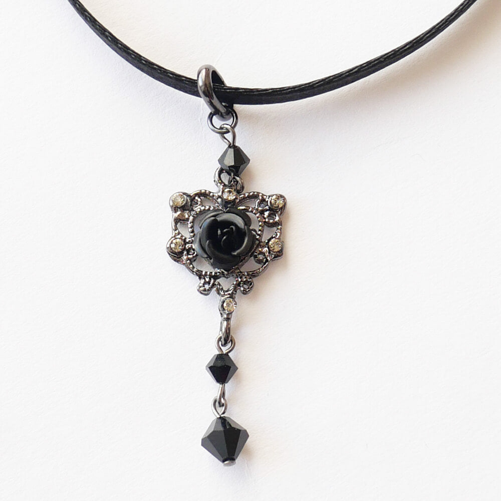 ゴスロリ 薔薇 ゴスハート チョーカー お揃い